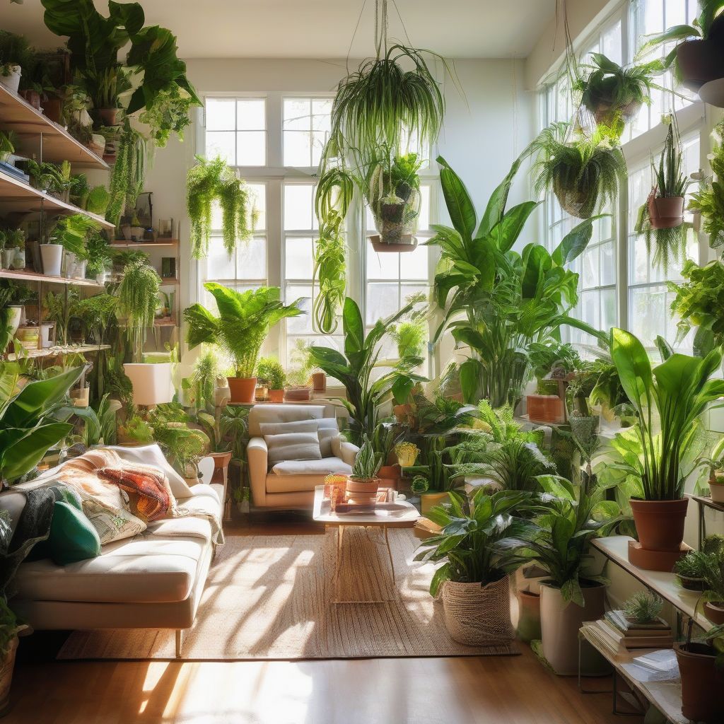 Indoor Plants Cleaning Air